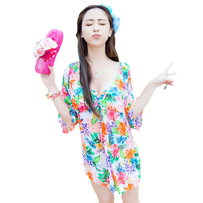 

QIHAI Ladies swimsuits with steel brackets chests three-piece swimwear