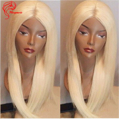 

Hesperis Fashion Color 60 Silky Straight Platinum Blonde Full Lace Human Hair Wigs