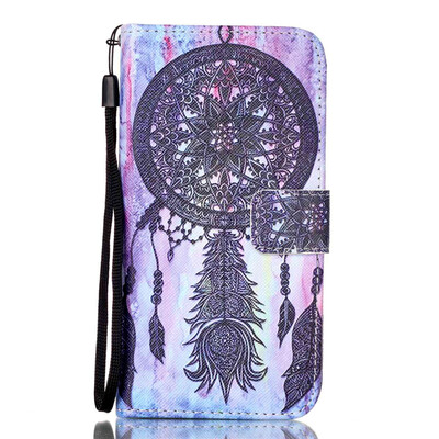 

Dreamcatcher Design PU Leather Flip Cover Wallet Card Holder Case for LG K7
