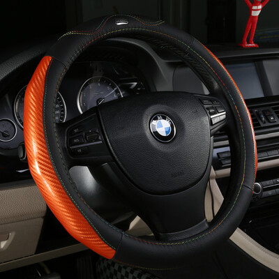 

WRC universal car leather steering wheel cover 38cm