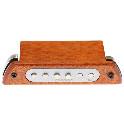 

Flanger FP-02 Твердотельный гитарный звукосниматель звуковой гитары акустическая гитара звукоизоляция без открытия без батареи персиковый сердечник