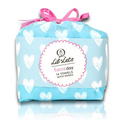 

Lil-lets young girls series of extended sanitary napkins 210mm * 12 tablets