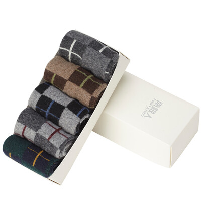 

Antarctic Nanjiren ladies rabbit wool socks thick warm socks 5 double gift box bear head code