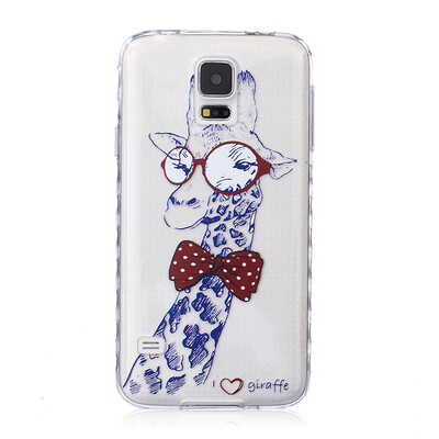 

Giraffe Pattern Soft Thin TPU Rubber Silicone Gel Case Cover for SAMSUNG GALAXY S5