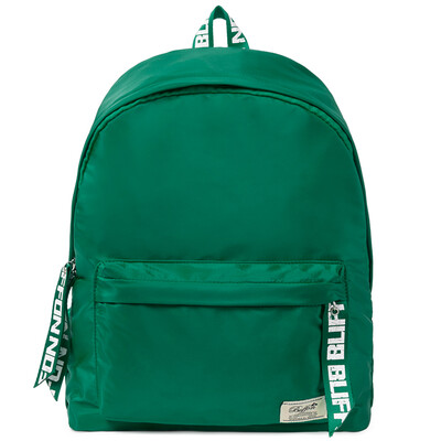 

Baifeng BF16W11A simple color simple ribbon ribbon student couple couple shoulder bag light nylon bag men and women British green