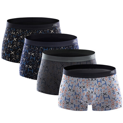 

Jingdong [супермаркет] Hengyuanxiang мужских трусов боксера белья мода личность письмо печатается HYX активных печати и крашения смешивания цветов четыре комбинаций установлены два 170/95