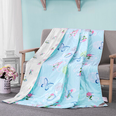 

Taihu Озеро снег является основой домашнего текстиля 100% шелк можно мыть шелка прохладно летом тонкое одеяло кондиционирования воздуха была хлопчатобумажной ткани бабочка летать - синий 150 * 210 см