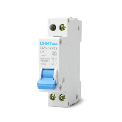 

Zhengtai CHNT air switch circuit breaker double line open double into double out 16A DZ267