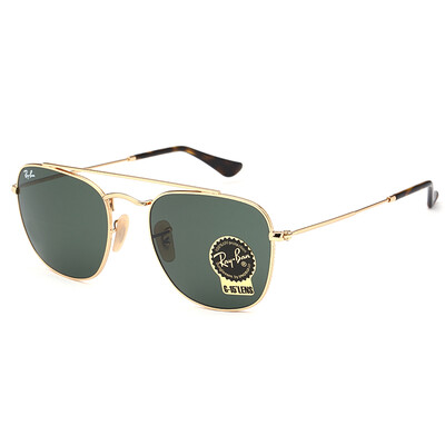 

Ray-Ban Ray-Ban солнцезащитные очки мужчин и женщин высокой уличной моды серии Золотой кадр Зеленые очки линзы очки RB3557 001 54mm