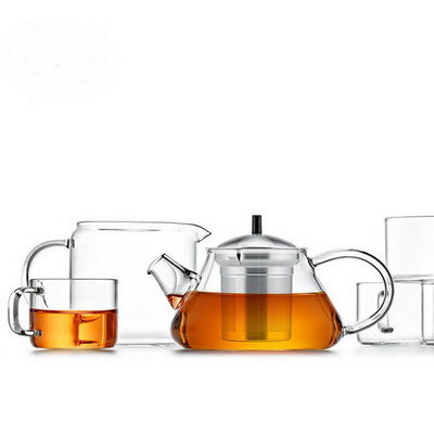 

SAMA T108 Clear Glass Mini Handmade Gongfu Tea Set Teapot Pitcher Six Teacups