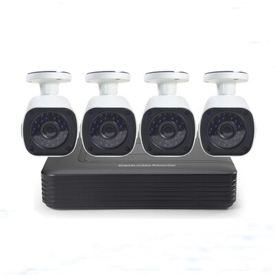 

Cotier 8CH AHD DVR 1U Camera Set Analog 960P 36mm Lens Camera CCTV Security Recording System P2P