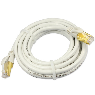 

Бауэр звезда г (PowerSync) CAT703PW Семь типов проволоки круглого кабеля 3 м меди двойной экранированный кабель белый жемчуг Gigabit