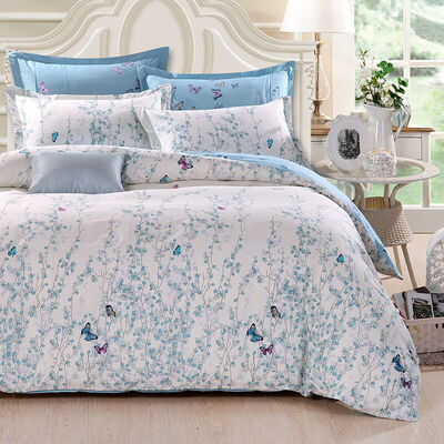 

【Супермаркет Jingdong】 Элегантный 100 (uya100) Постельные принадлежности Домашний текстиль Хлопок Twill Prints Четырехкомпонентные постельные принадлежности из хлопка Xiaoyuan Butterfly Dreams 1,8 м Кровать 220 * 240 см