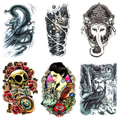 

Eva love personality tattoo stickers waterproof men&women flower arm realistic tattoo stickers 6 loaded