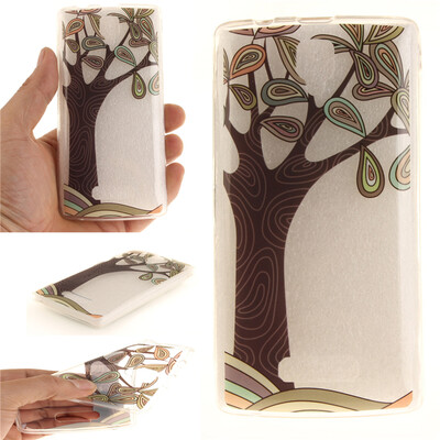

Hand painted trees Pattern Soft Thin TPU Rubber Silicone Gel Case Cover for Lenovo A2010
