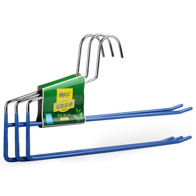 

Jingdong supermarket] Qiaotian the hanger racks racks clothes racks clothing racks double trousers WL151 three loaded