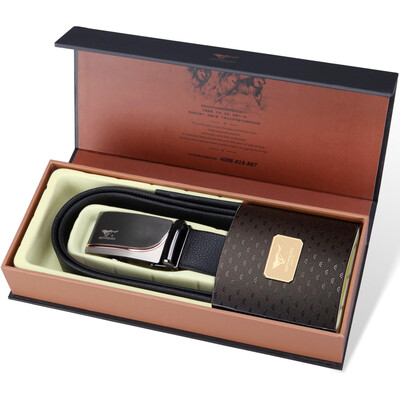 

Men's Leather bel with automatic buckle in Gift Box