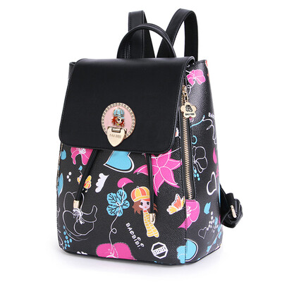 

Bag than the baobibi shoulder bag handbags Europe and the United States printing lock Ms. travel backpack 931010-