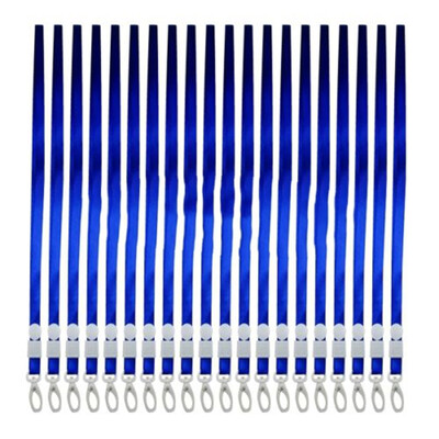 

20pcs Lanyard ID Name Badge Business Card Key Holder Case Neck Strap New