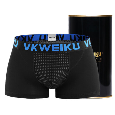 

[Супермаркет] VKWEIKU Jingdong Британская Вэй брюки мужские нижнее белье боксер ремни Уголки мужского нижнего белья модальных белье серый XL