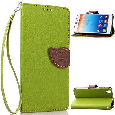 

Green Design PU Leather Flip Cover Wallet Card Holder Case for Lenovo S850