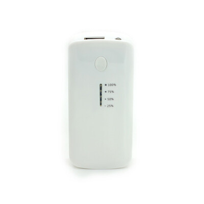 

Portable Charger 5600mAh Power Bank USB Battery Pack 20 USB Ports Li-polymer Battery External Battery For Smartphones White