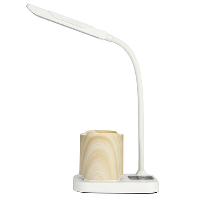 

ASHU A3 smart table lamp LED touch children learn reading desk lamp mobile phone mini speaker wireless Bluetooth small sound wood white