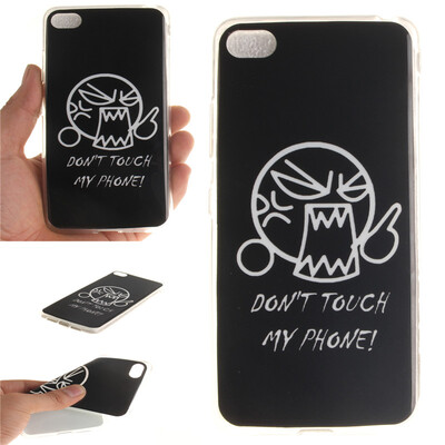 

Не трогайте меня Pattern Мягкий тонкий ТПУ резиновый силиконовый гель Дело Чехол для Lenovo S90-t