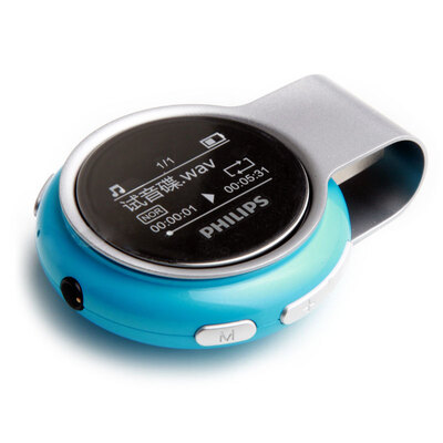 

Philips SA5608 MP3 Player (With Built-In Pedometer, Radio, and Voice Recorder)