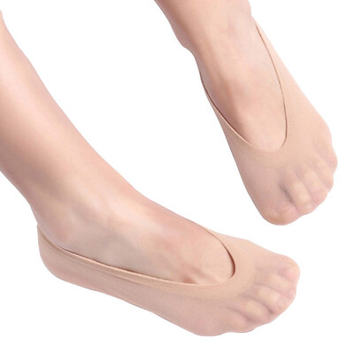 

【Jingdong Supermarket】 Langsha stockings socks 6 pairs of anti-skid silicone ship socks lace stealth socks anti-off shallow socks stockings female black uniform