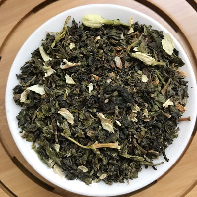 

Organic Taiwan Oriental High Mountain Green Tea Scented with Jasmine Flowers