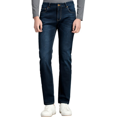 

Красные бобы Hodo men business casual модные молодежные стильные мужские Slim jeans B2 blue 40