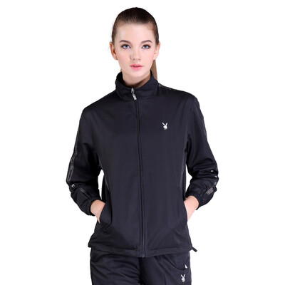 

Playboy PLAYBOY PB8112 Women&39s casual suit Women&39s sports sweater Two-piece suit Fashion black