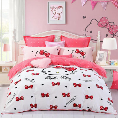 

Mercury Home Textiles (MERCURY) Постельные принадлежности Хлопок Хлопок Хлопок Twill Print Одеяло Постельные принадлежности Sweet KT Double 1.5m Bed