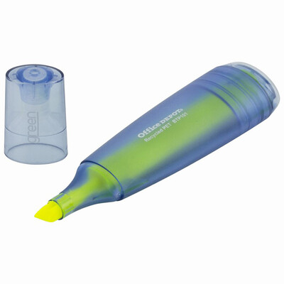 

Office Depot Highlight Pen Flash Pen Color Marker Eco Series 1-5 mm Ax Pen Head Yellow 2 Card BTP101
