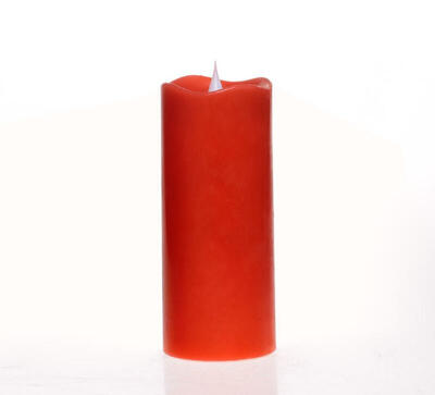 

Led Candle Flameless Moving Wick Free-Flowing 3D Effect Fireless flame Wax LED Candle Light With Timer 3"x7"