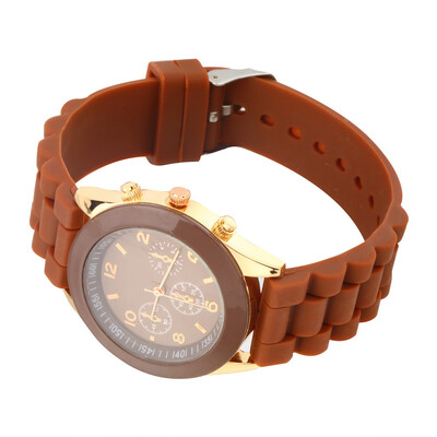 

Unisex силиконовый Кристалл Леди Желе Gel аналога кварца спорта Часы наручные