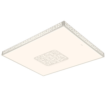 

Oupu Освещение Светодиодные потолочные светильники Гостиная Лампы Пульт дистанционного управления Полировочный тон Китайское прямоугольное освещение 84 * 62 см 100 Вт 25-35 Flat Remote