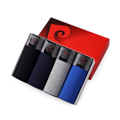 

Jingdong supermarket Pierre Cardin 4 Men&39s underwear in the waist cotton U convex flat underwear moisture perspiration breathable XL code