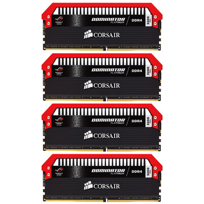 

(USCORSAIR) платиновый ROG красный цвет настроенный DDR4 3200 16GB (4Gx4) настольная память
