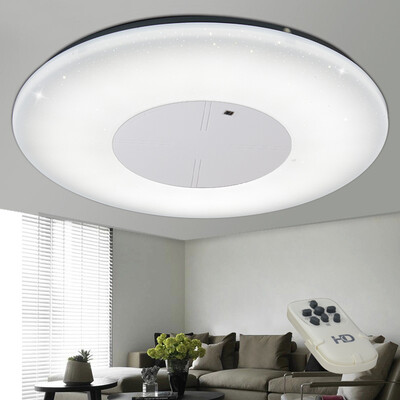 

HD LED ceiling lamp bedroom living room lights modern simple with remote control stepless tone color temperature 60W star series