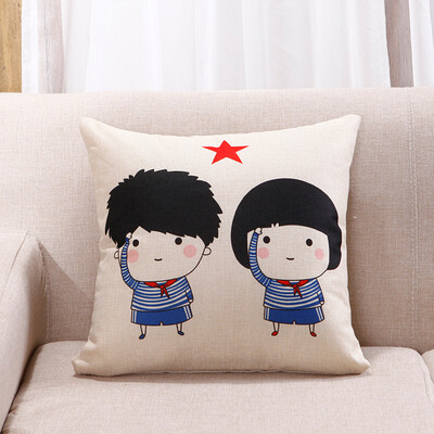 

Yalu Free Pillow Pillow Pillow Matcusson Napkin Ventilation Sofa Cushion Office Pillow Bedside Back Car Lumbar Cushion Lumbar Pillow Core Cute Sika Deer