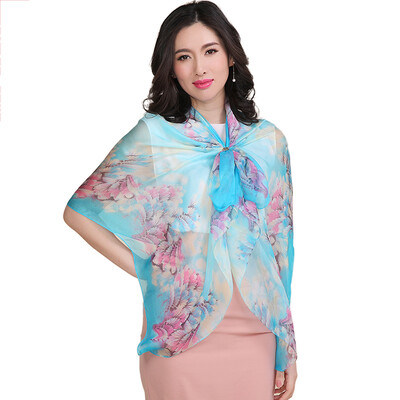 

Jingdong Supermarket Shanghai Stories STORY Of SHANGHAI Floral Flowers Floral Silk Scarves Women&39s Spring Silk Shawl Scarves