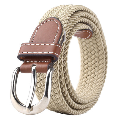

LovingLilies Belt Высококачественный яркий узкий стрейч вязать пряжкой пряжки ремня (эта серия меньше и короче, подходит для: дам или детей) бежевый