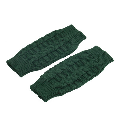 

Fashion Unisex Men Women Knitted Fingerless Winter Gloves Soft Warm Mitten