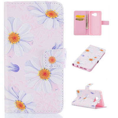 

Розовый цветок дизайн искусственная кожа флип кошелек карты держатель чехол для SAMSUNG GALAXY A3 2016/A310