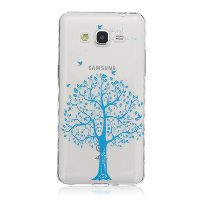 

Blue tree Pattern Soft Thin TPU Rubber Silicone Gel Case Cover for SAMSUNG GALAXY Grand Prime G530