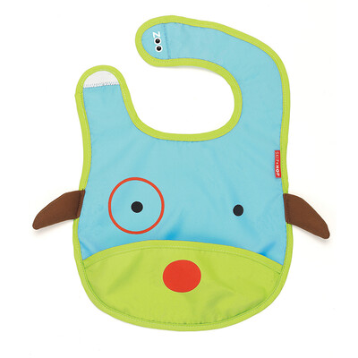 

SKIP HOP Cute Zoo Waterproof Bibs Bibs - Щенок более 6 месяцев Импорт в США