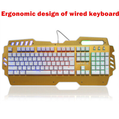 

Gaming Wired Mechanical Keyboard LED Backlit with Tactile Anti-Ghosting Programmable