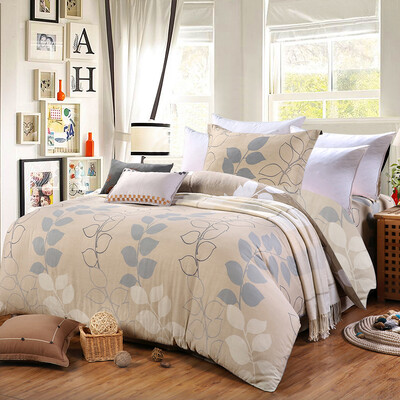 

Ai Wei постельные принадлежности домашний текстиль внешней торговли хлопок саржа всю деятельность AB версия двойного одеяла Pamela 200 * 230CM